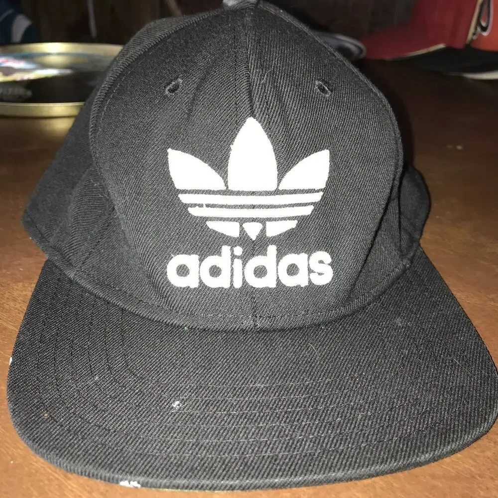 adidas Adjustable Black Logo Hat‎